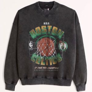 Abercrombie u0026 Fitch | Shirts | Abercrombie Fitch Oversized Boston Celtics  Graphic Sweatshirt | Poshmark